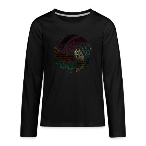 Colorful Volleyball - Kids' Premium Long Sleeve T-Shirt