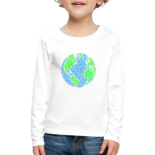 Global PEACE Sphere - Kids' Premium Long Sleeve T-Shirt