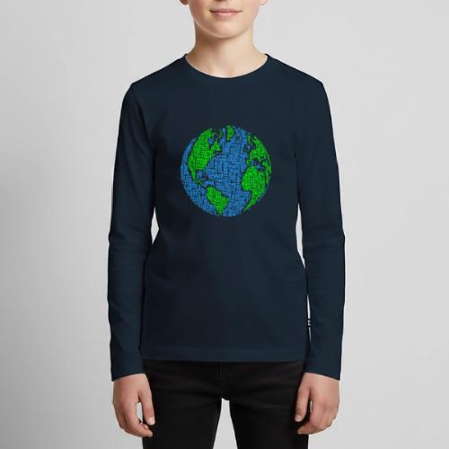 Global PEACE Sphere - Kids' Premium Long Sleeve T-Shirt