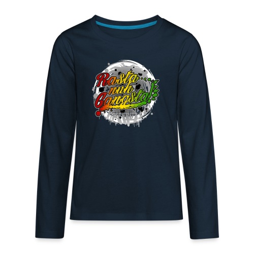 Rasta nuh Gangsta - Kids' Premium Long Sleeve T-Shirt