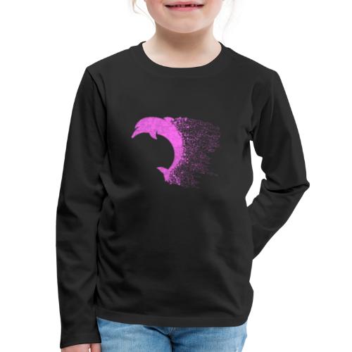 South Carolin Dolphin in Pink - Kids' Premium Long Sleeve T-Shirt