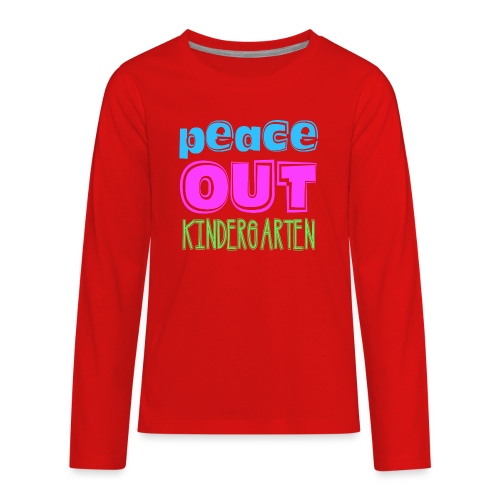 Kreative In Kinder Peace Out - Kids' Premium Long Sleeve T-Shirt