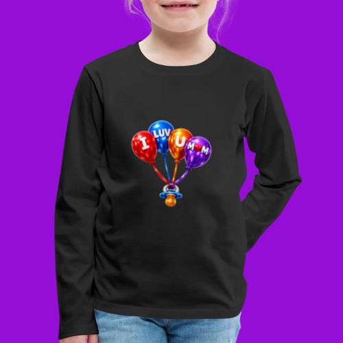 Balloon Love❤️ - Kids' Premium Long Sleeve T-Shirt