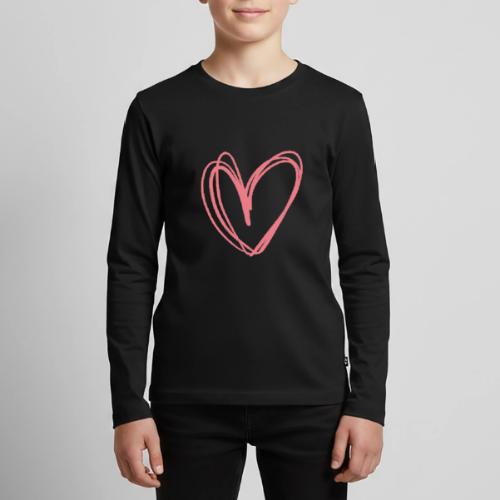 Heart drawing - Kids' Premium Long Sleeve T-Shirt