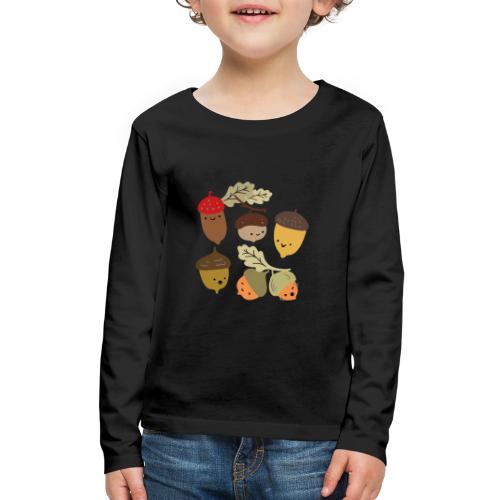 Cute Acorns - Kids' Premium Long Sleeve T-Shirt