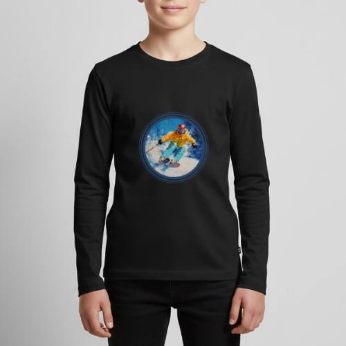 Born for Skiing - Kids' Premium Long Sleeve T-Shirt