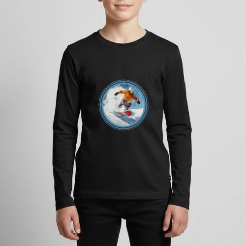 Snowboarding Edge - Kids' Premium Long Sleeve T-Shirt