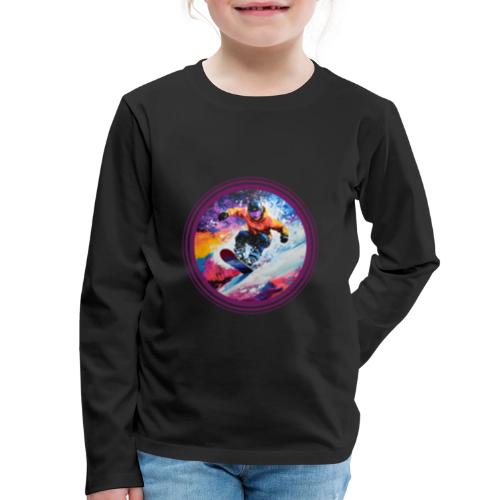 Snowboarding Spirit - Kids' Premium Long Sleeve T-Shirt