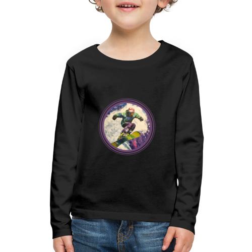 Snowboarding Soul - Kids' Premium Long Sleeve T-Shirt