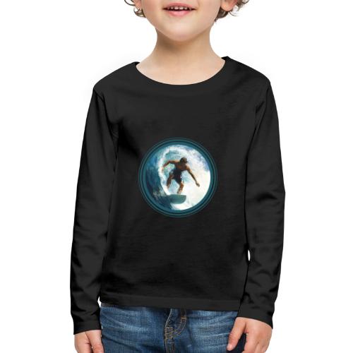 Surfing Horizon - Kids' Premium Long Sleeve T-Shirt