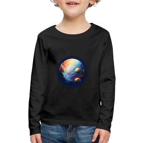 Nebula of Planets - Kids' Premium Long Sleeve T-Shirt
