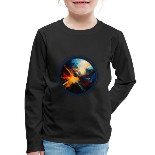 Planets in Turmoil - Kids' Premium Long Sleeve T-Shirt