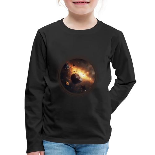 Asteroids Drift - Kids' Premium Long Sleeve T-Shirt