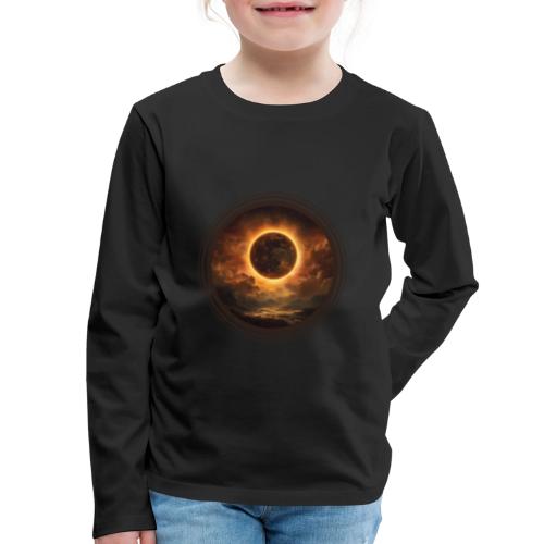 Eclipse Canvas - Kids' Premium Long Sleeve T-Shirt
