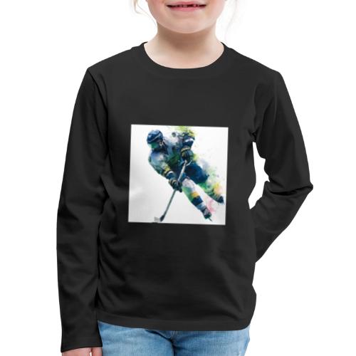 Hockey: Frozen Motion - Kids' Premium Long Sleeve T-Shirt