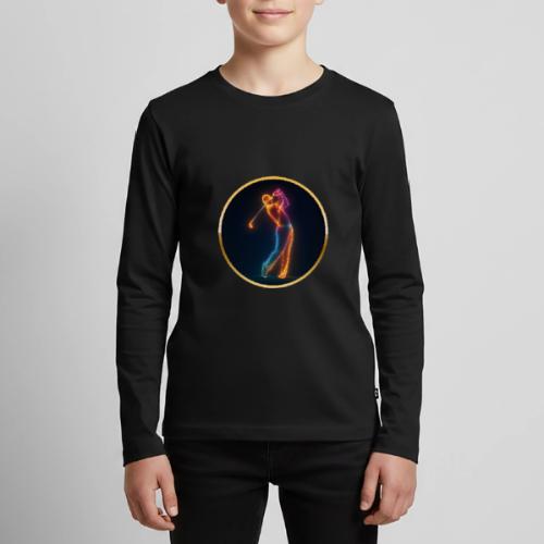 Neon Golf Motion - Kids' Premium Long Sleeve T-Shirt