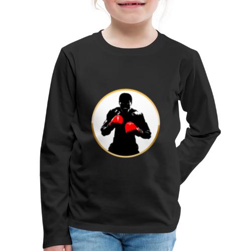 Boxing: Golden Ring Fighter - Kids' Premium Long Sleeve T-Shirt