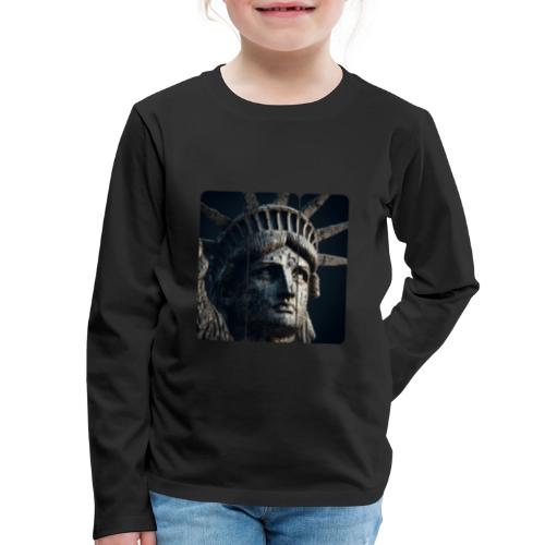 USA: Liberty in Shadows - Kids' Premium Long Sleeve T-Shirt