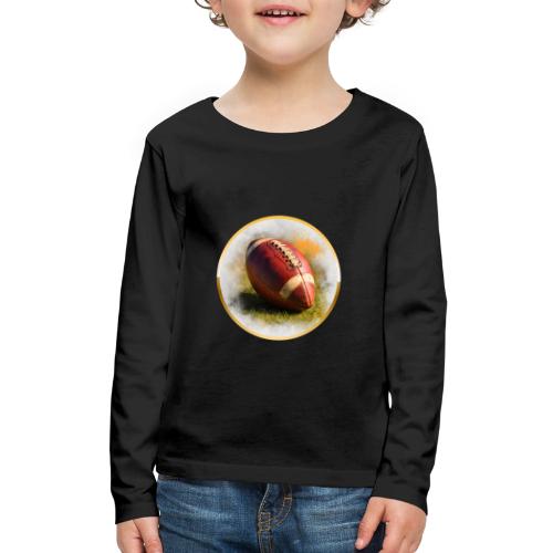 American Football: Heart of the Gridiron - Kids' Premium Long Sleeve T-Shirt