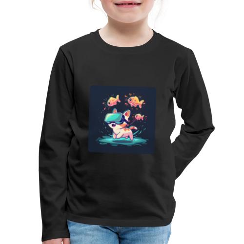 Virtual Kitty Quest - Kids' Premium Long Sleeve T-Shirt