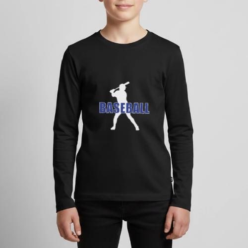 Classic Baseball Swing - Kids' Premium Long Sleeve T-Shirt