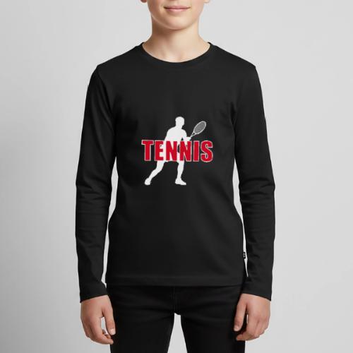 Red Court Tennis - Kids' Premium Long Sleeve T-Shirt