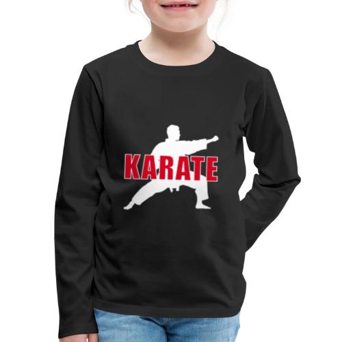 Karate Focus - Kids' Premium Long Sleeve T-Shirt