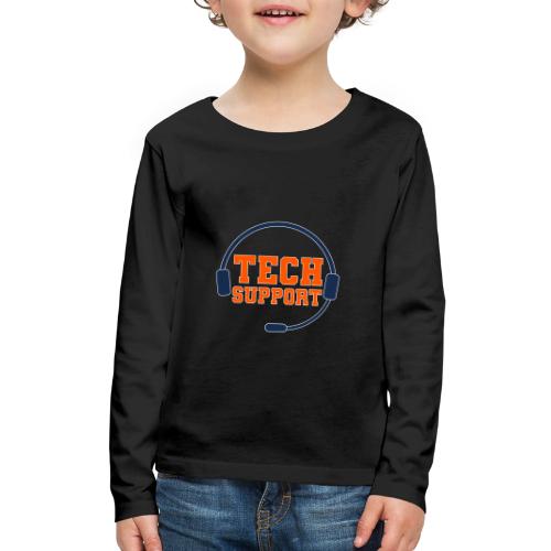 Tech Support Mode On - Kids' Premium Long Sleeve T-Shirt