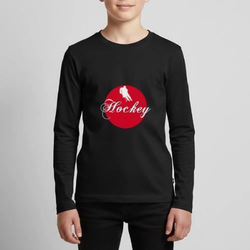 Hockey: Puck Zone - Kids' Premium Long Sleeve T-Shirt