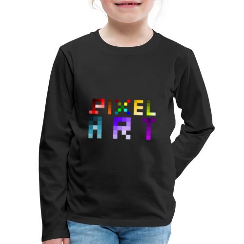 Pixel Art Spectrum - Kids' Premium Long Sleeve T-Shirt
