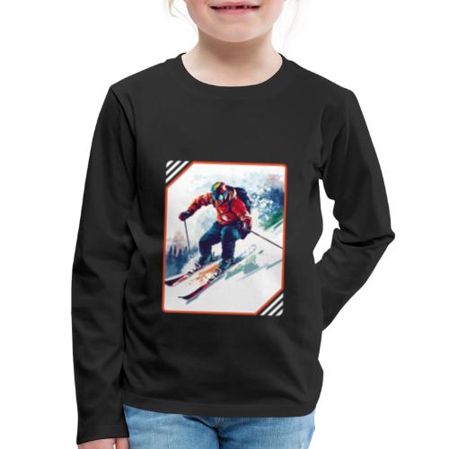 Skiing is Life - Kids' Premium Long Sleeve T-Shirt