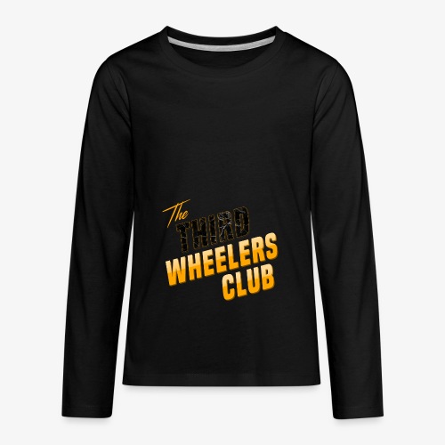 the Third Wheelers Club Yellow - Kids' Premium Long Sleeve T-Shirt