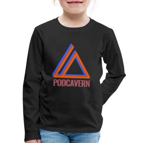 PodCavern Logo - Kids' Premium Long Sleeve T-Shirt