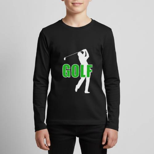 Golf: Classic Golf Motion - Kids' Premium Long Sleeve T-Shirt