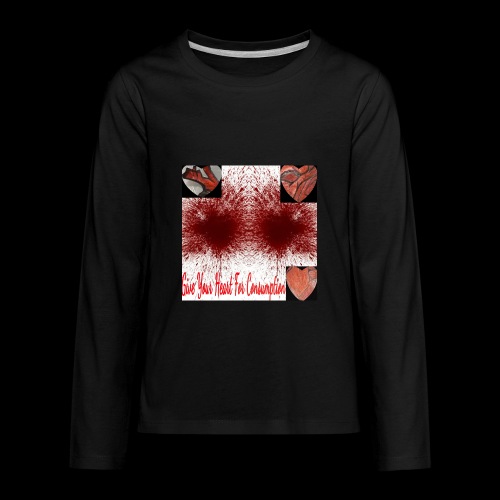 Give Your Heart For Consumption - Kids' Premium Long Sleeve T-Shirt