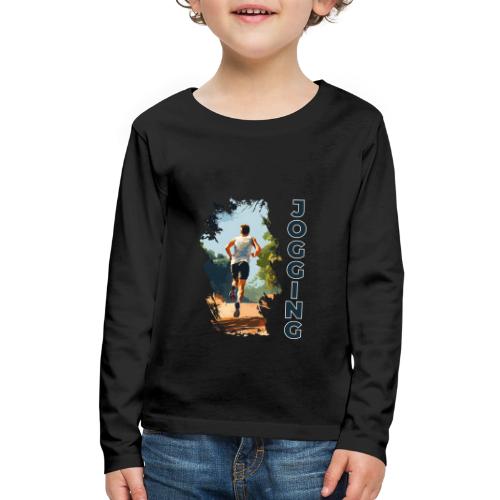 Jogging Vibes - Kids' Premium Long Sleeve T-Shirt
