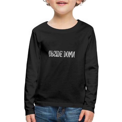 Upside Down Word Art - Kids' Premium Long Sleeve T-Shirt