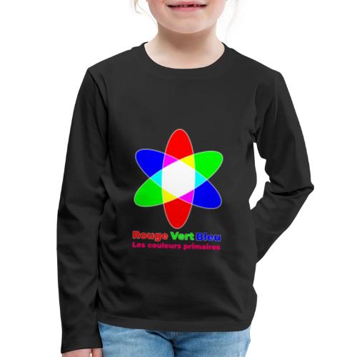 RGB Primary Colors - Kids' Premium Long Sleeve T-Shirt