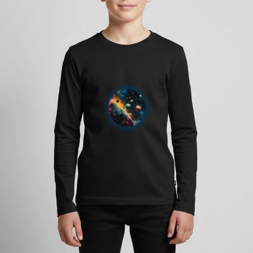 Painted Planetscape - Kids' Premium Long Sleeve T-Shirt