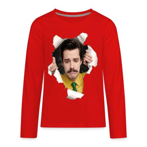 Mr. Matheson Chest Burster - Kids' Premium Long Sleeve T-Shirt