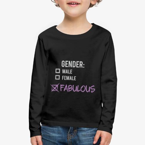 Gender: Fabulous! - Kids' Premium Long Sleeve T-Shirt