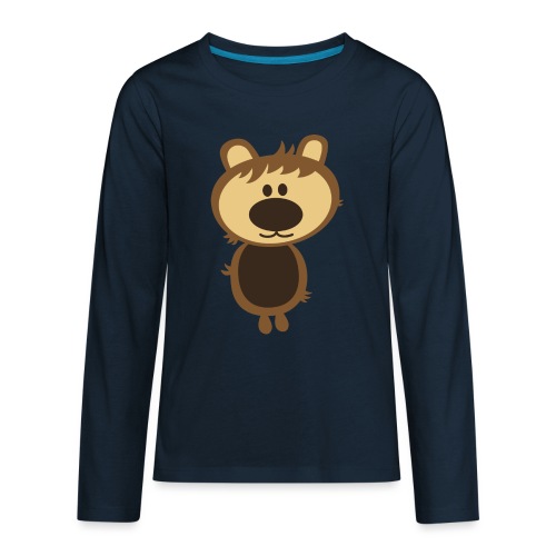 Oversized Weirdo Bear Creature - Kids' Premium Long Sleeve T-Shirt