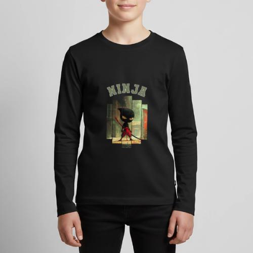 Cute Ninja Attack - Kids' Premium Long Sleeve T-Shirt