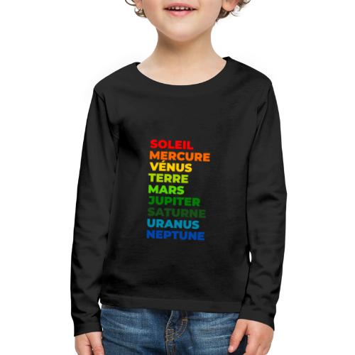 Solar System in Color - Kids' Premium Long Sleeve T-Shirt