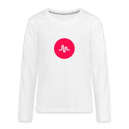 Musical.ly logo - Kids' Premium Long Sleeve T-Shirt