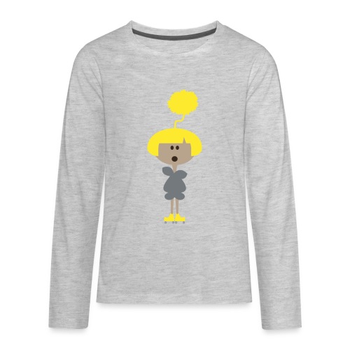 Pom Pom Girl Rollerskating - Kids' Premium Long Sleeve T-Shirt