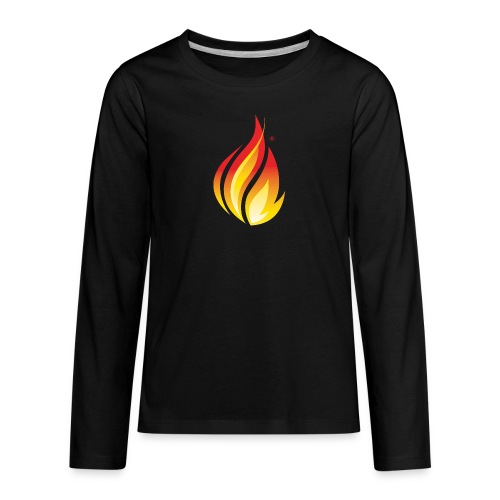 HL7 FHIR Flame Logo - Kids' Premium Long Sleeve T-Shirt