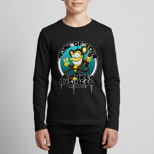 no monkey busin - Kids' Premium Long Sleeve T-Shirt