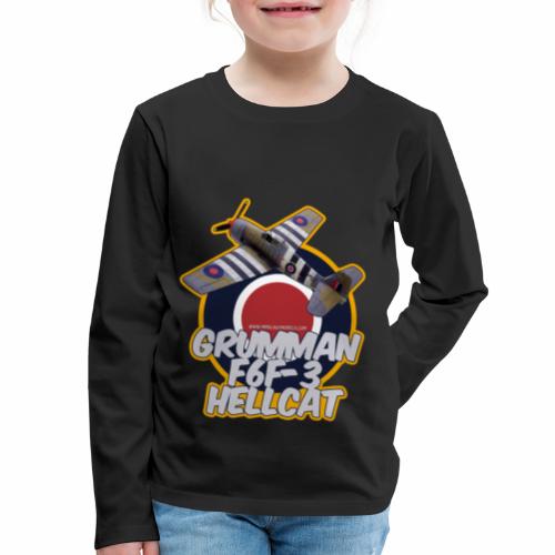 Grumman F6F-3 Hellcat Shirt - Kids' Premium Long Sleeve T-Shirt