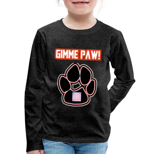 Jack-Jack’s Paw (Proceeds go to ASPCA!) - Kids' Premium Long Sleeve T-Shirt